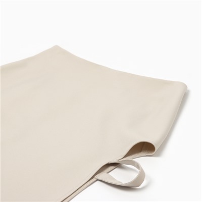 Юбка миди женская MINAKU: Classic, бежевая, размер 48