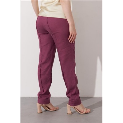 Брюки женские LenaLineN арт. 01-002-22 (Баклажан)