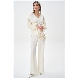 Брюки Маклен (молочный)