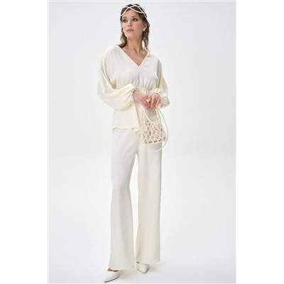 Брюки Маклен (молочный)