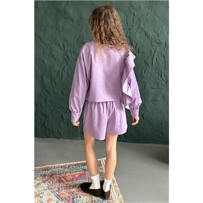 Костюм джинс  DENIM064/02/Лавандовый