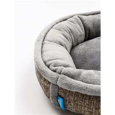 Лежанка для животных «Лофт Круглая», 47×10 см, бежевая