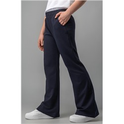 Брюки-клеш для девочки из футера Happyfox