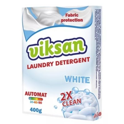 Стиральный порошок 2X CLEAN WHITE автомат, 400г