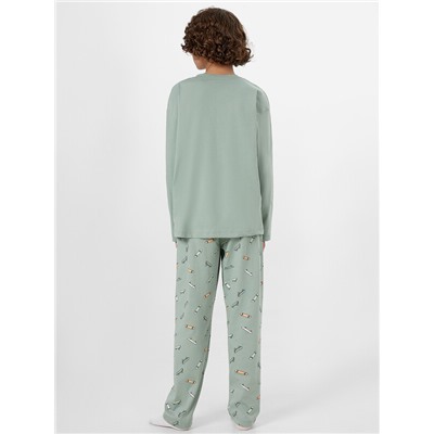 КОМПЛЕКТ ДЛЯ МАЛЬЧИКОВ (ЛОНГСЛИВ, БРЮКИ) 563334