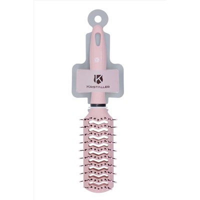 Kristaller Туннельная расческа для волос 425R1.6242R1 / Жемчужная сакура, нейлоновые штифты, 23,5 см, розовый нюд KRISTALLER, 1133491