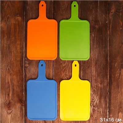 Доска разделочная 31x16х0.3 см / T-715 /уп 120/