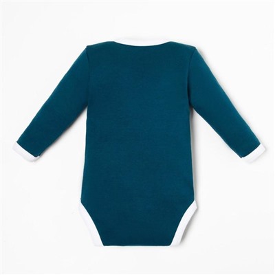 Боди детское «Крошка Я. Помощник», рост 68-74 см, синее