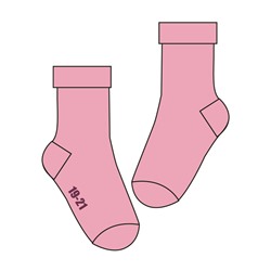 Носки детские трикотажные махровые для девочек