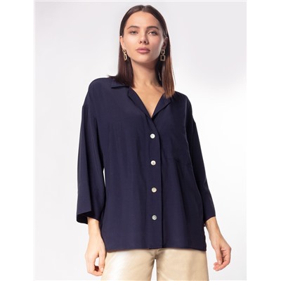 Свободная блузка из премиальной вискозы и лиоцелла