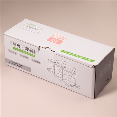 Набор органайзеров для ватных палочек и дисков, 26×11×9.5 см, прозрачный/коричневый