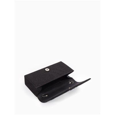 Сумка женская на магните, цвет чёрный