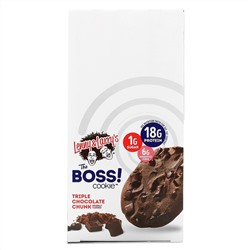 Lenny & Larry's, The BOSS Cookie,   Triple  Chocolate Chunk, 12 Cookies, 2 oz (57 g) Each