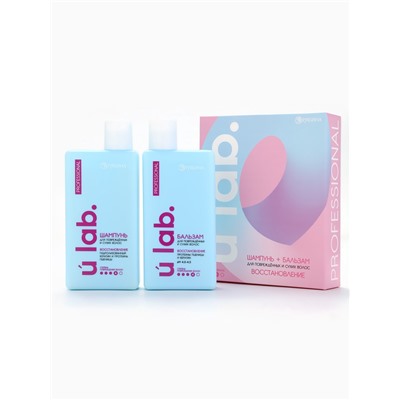 Подарочный набор «Восстановление»: шампунь 250 мл, бальзам 250 мл, URAL LAB