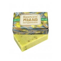 Крымское мыло натуральное Травяной сбор (оливковое) 50гр