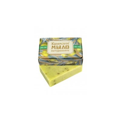 Крымское мыло натуральное Травяной сбор (оливковое) 50гр