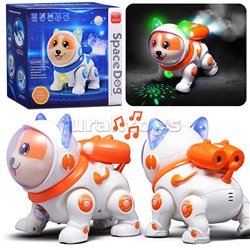 Собака "Космическая" с электрическим распылением, в коробке