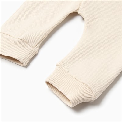 Комбинезон детский MINAKU: Basic Line BABY, рост 86-92, бежевый