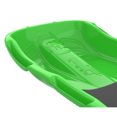 Санки с мягкой сидушкой «Комета», зелёные 74×43 см