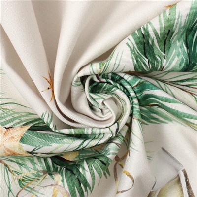 УЦЕНКА Скатерть Этель Spruce mood d=150см +/-3см с ВГМО, 100%хл, саржа 190гр/м2