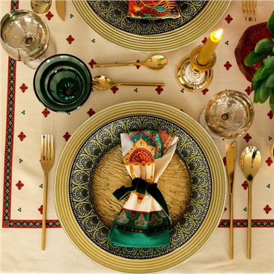 Скатерть «Этель. Нью-Дели», 110×145±3 см,100 % хлопок, саржа 190 г/м²