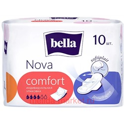 Прокладки Bella  Nova Comfort soft 10 шт  BE-012-RW10-E07