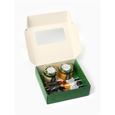 Подарочный набор новогодний «Верь в мечту»: крем-мёд 2 шт., мёд в стиках 4 шт.