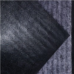 Коврик придверный влаговпитывающий, ребристый, «Стандарт», 50×80 см, серый