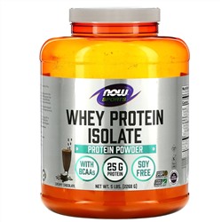 Now Foods, Sports, изолят сывороточного протеина, со вкусом кремового шоколада, 2268 г (5 фунта)