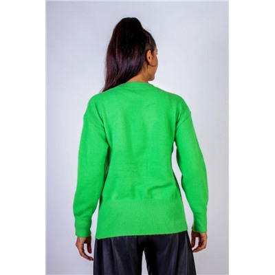 Теплая туника женская арт.1835 Л (Зеленый)