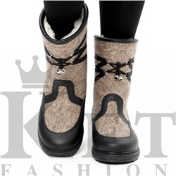 Сапожки женские войлочные Вьюга, литая подошва