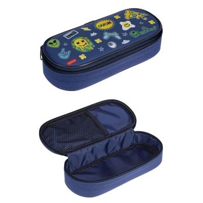 Пенал 1 отделение на молнии 220х90х50 мм "Стикеры" (084706) 73275 Хатбер