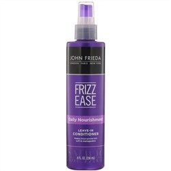 John Frieda, Несмываемый кондиционер Frizz Ease, Daily Nourishment, 236 мл