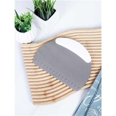 Шпатель нож для теста 15 см металл / GR-538 /уп 200/ 0,09