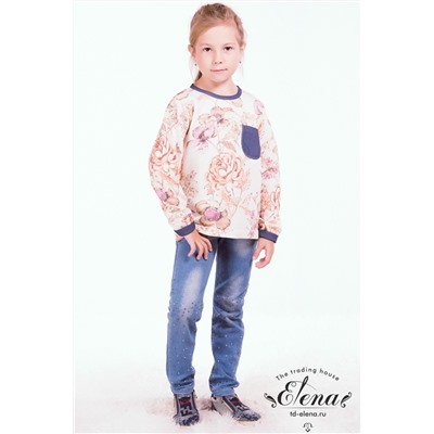 Джемпер из футера М21757