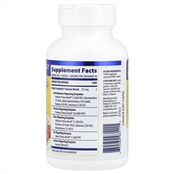 Enzymedica, Digest, полная формула ферментов, 90 капсул