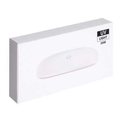 Лампа для маникюра, LED, 18 диодов, 3 Вт, таймер, USB, белая