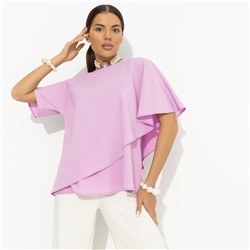 Блуза с эффектом многослойности, Лёгкая драма (розовая)