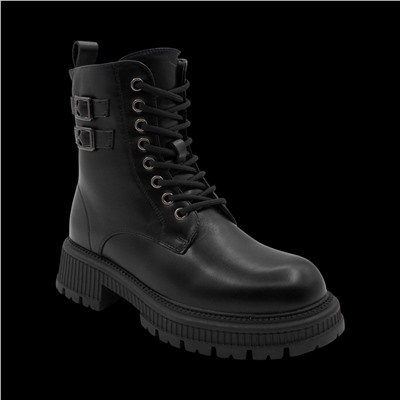 Ботинки на меху А8 черные