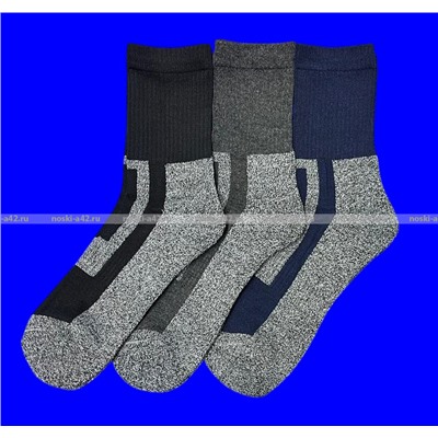 "АЛЯСКА" Термоноски спортивные мужские махровый след арт. 7082