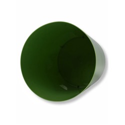 Кашпо для цветов с дренажной вставкой Rosemary, 1.6 л, d=16 см, пластиковое, зелёное