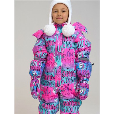 Зимние варежки-краги для девочки