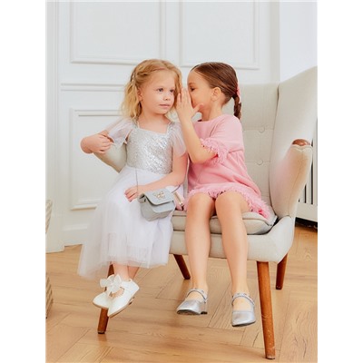 Платье нарядное для девочки KAFTAN, с крылышками, рост 86-92, белое