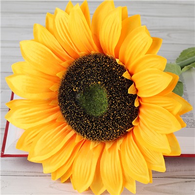 Цветок искусственный Подсолнух 105 см диаметр цветка 25 см / 149NA-38 /уп 80/320/