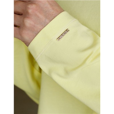 Базовый лонгслив из премиального хлопка с эластаном