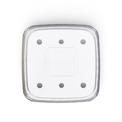 Горшок для цветов с поддоном СибПолимер «Классика», 15 л, пластиковый, белый