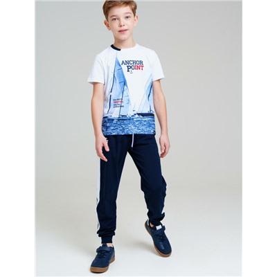 Комплект трикотажный для мальчиков: фуфайка (футболка), брюки