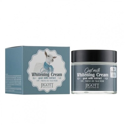 Крем для лица Jigott Goat Milk Whitening Cream