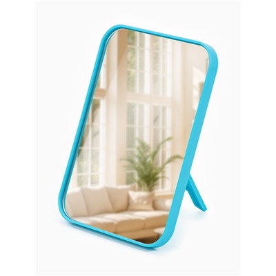 Зеркало настольное, прямоугольное, 11.5×15.5×1.2 см, МИКС