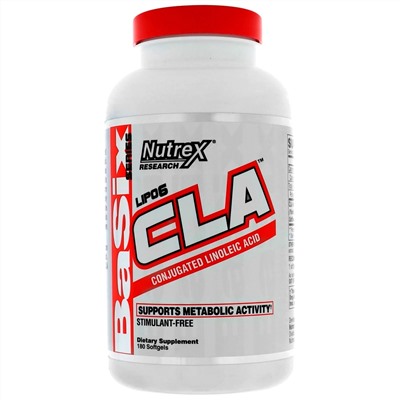 Nutrex Research, LIPO-6, конъюгированная линолевая кислота, 180 мягких таблеток